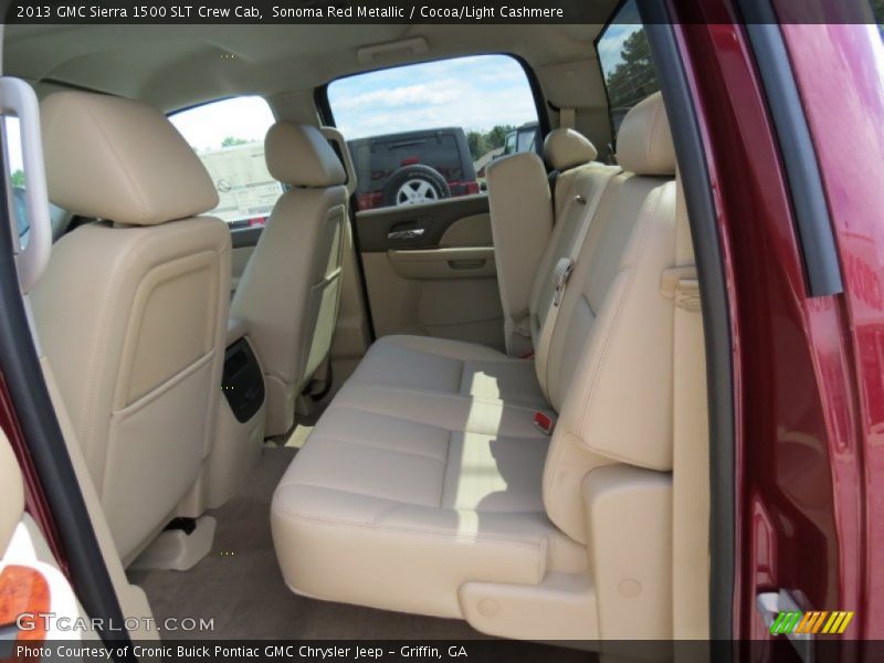 Sonoma Red Metallic / Cocoa/Light Cashmere 2013 GMC Sierra 1500 SLT Crew Cab