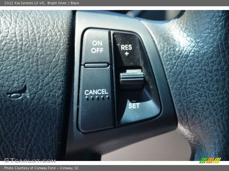 Bright Silver / Black 2012 Kia Sorento LX V6