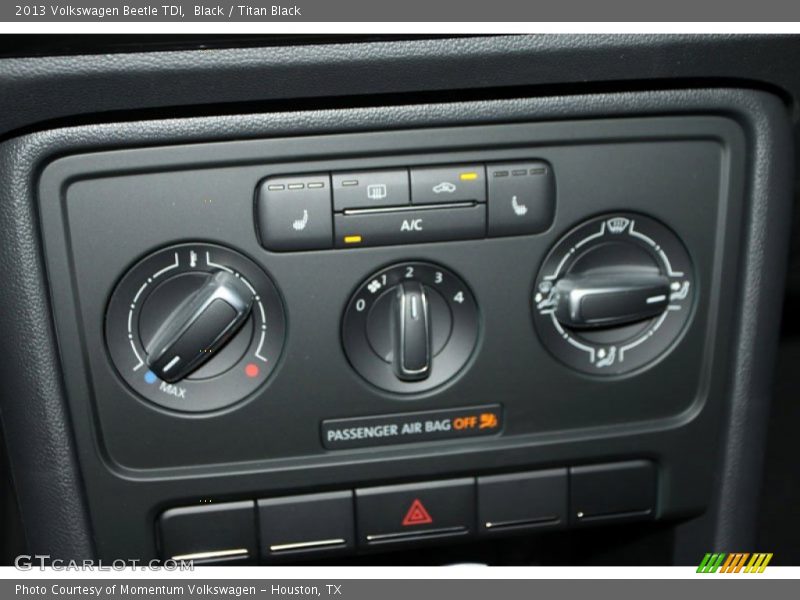 Controls of 2013 Beetle TDI
