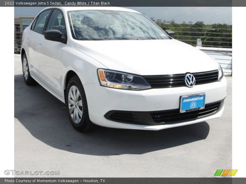 Candy White / Titan Black 2013 Volkswagen Jetta S Sedan