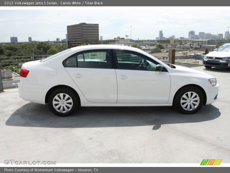 Candy White / Titan Black 2013 Volkswagen Jetta S Sedan