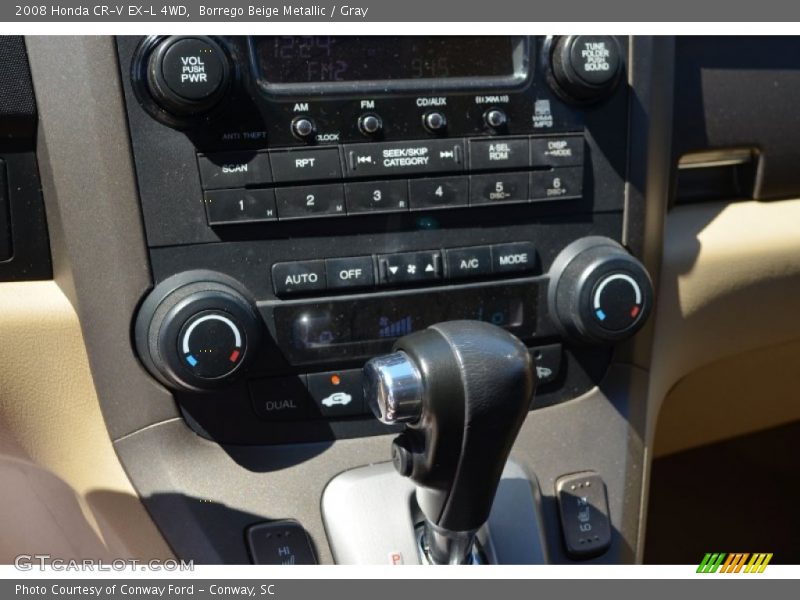 Borrego Beige Metallic / Gray 2008 Honda CR-V EX-L 4WD