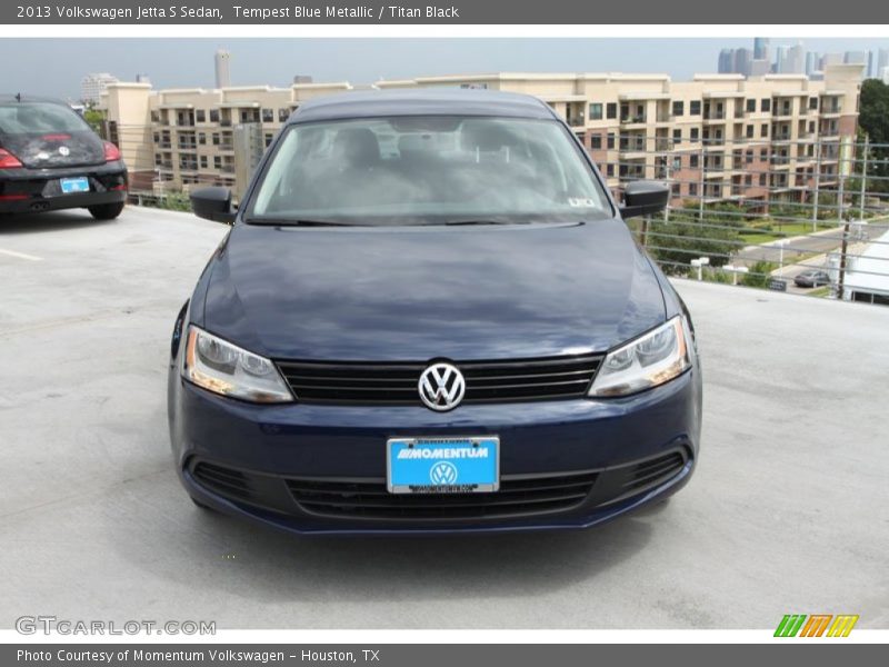 Tempest Blue Metallic / Titan Black 2013 Volkswagen Jetta S Sedan