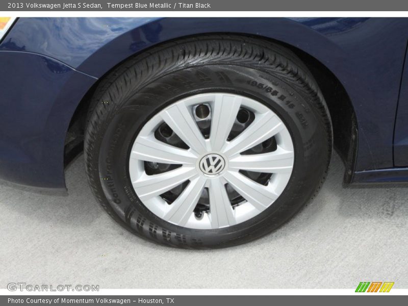 Tempest Blue Metallic / Titan Black 2013 Volkswagen Jetta S Sedan