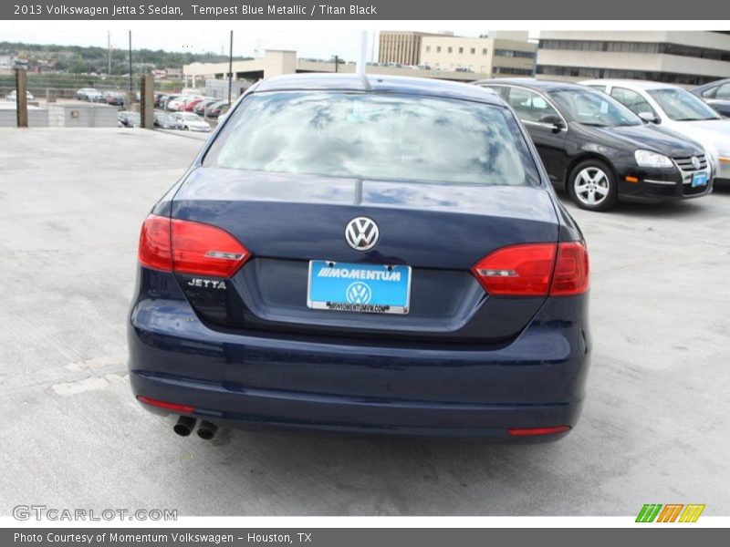 Tempest Blue Metallic / Titan Black 2013 Volkswagen Jetta S Sedan