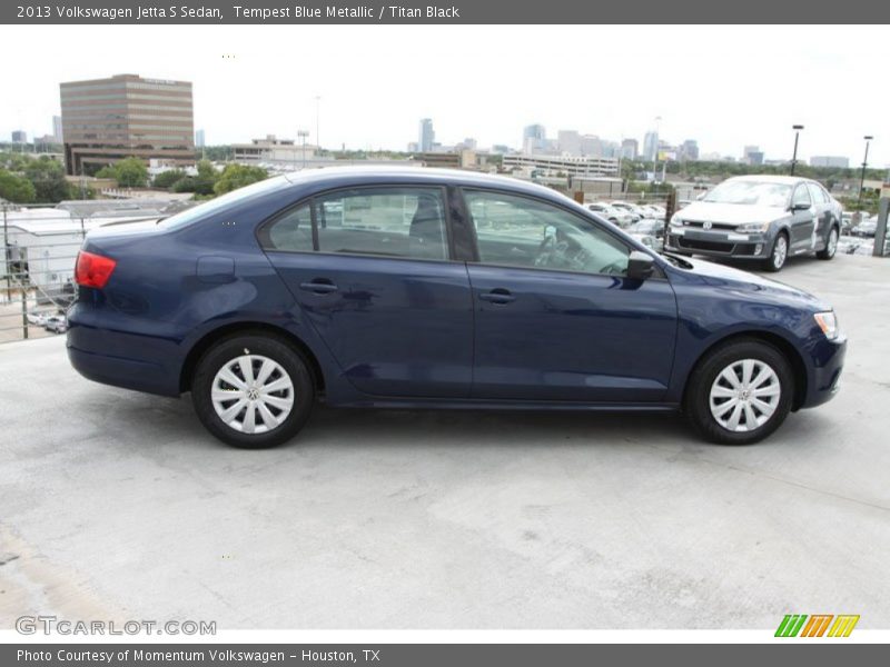 Tempest Blue Metallic / Titan Black 2013 Volkswagen Jetta S Sedan