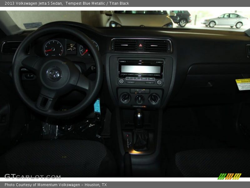 Tempest Blue Metallic / Titan Black 2013 Volkswagen Jetta S Sedan