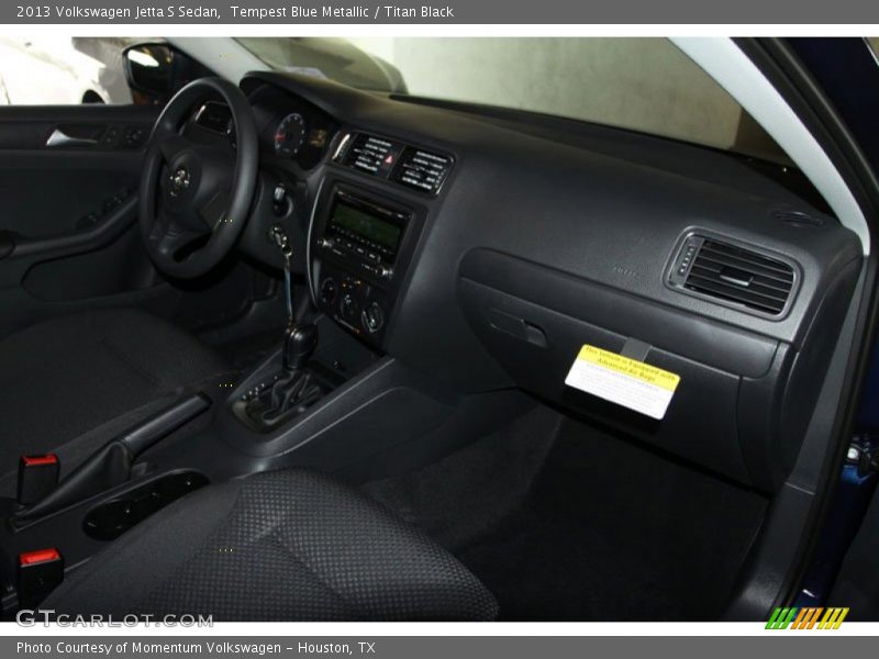 Tempest Blue Metallic / Titan Black 2013 Volkswagen Jetta S Sedan