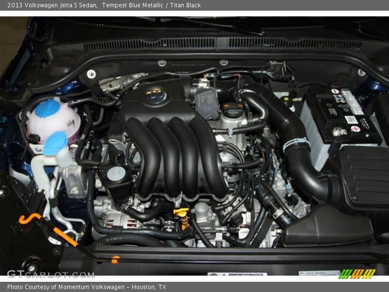 Tempest Blue Metallic / Titan Black 2013 Volkswagen Jetta S Sedan
