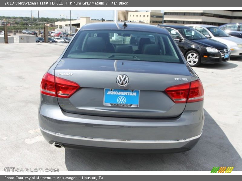 Platinum Gray Metallic / Titan Black 2013 Volkswagen Passat TDI SEL