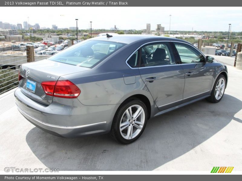 Platinum Gray Metallic / Titan Black 2013 Volkswagen Passat TDI SEL