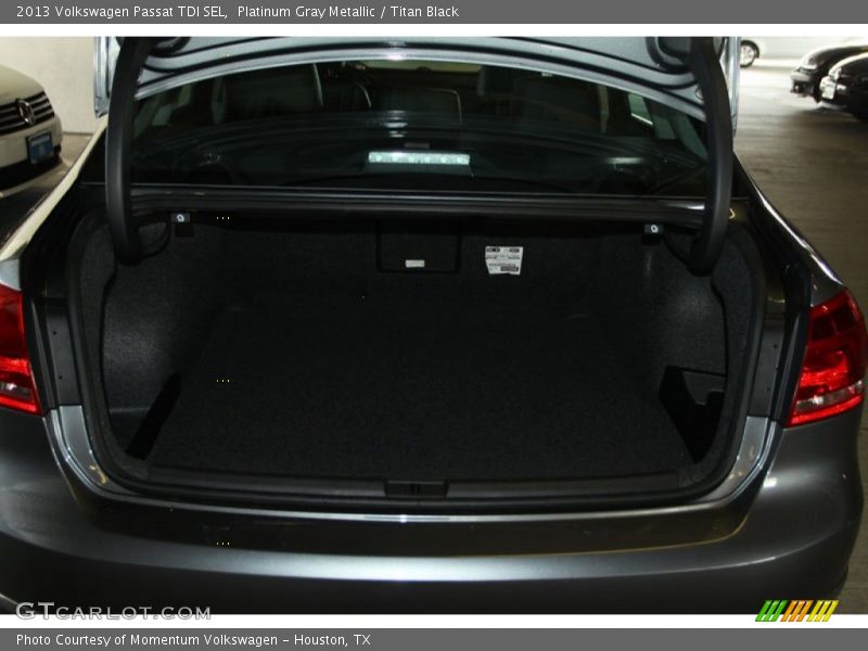 Platinum Gray Metallic / Titan Black 2013 Volkswagen Passat TDI SEL