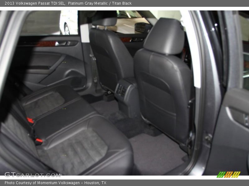 Platinum Gray Metallic / Titan Black 2013 Volkswagen Passat TDI SEL