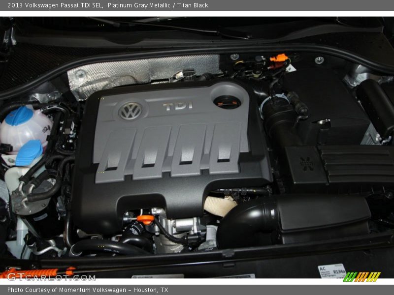 Platinum Gray Metallic / Titan Black 2013 Volkswagen Passat TDI SEL