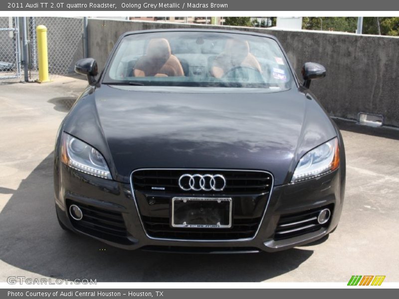 Oolong Grey Metallic / Madras Brown 2011 Audi TT 2.0T quattro Roadster