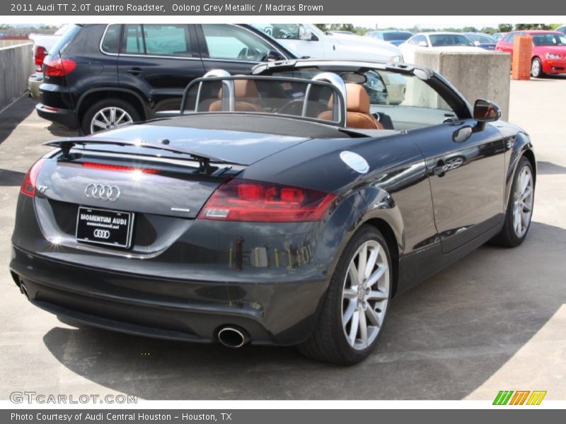 Oolong Grey Metallic / Madras Brown 2011 Audi TT 2.0T quattro Roadster