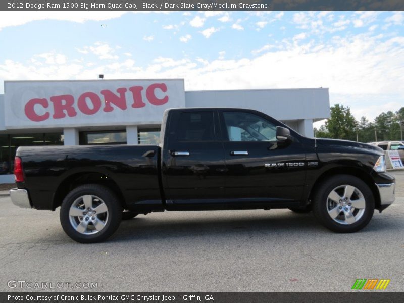 Black / Dark Slate Gray/Medium Graystone 2012 Dodge Ram 1500 Big Horn Quad Cab