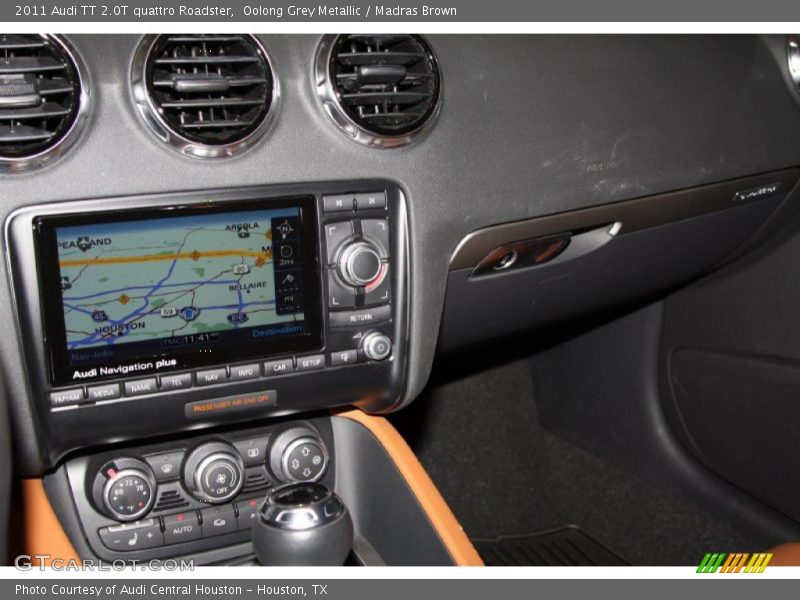 Oolong Grey Metallic / Madras Brown 2011 Audi TT 2.0T quattro Roadster