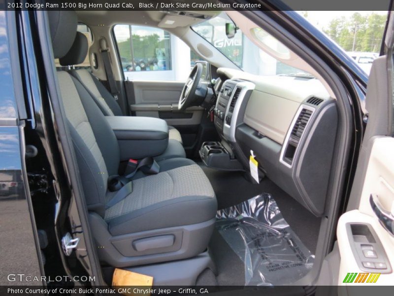 Black / Dark Slate Gray/Medium Graystone 2012 Dodge Ram 1500 Big Horn Quad Cab