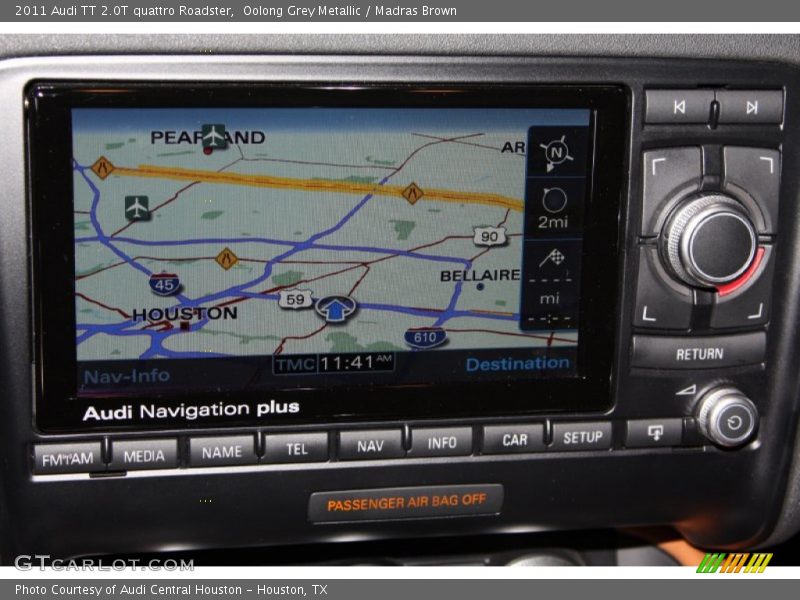 Navigation of 2011 TT 2.0T quattro Roadster