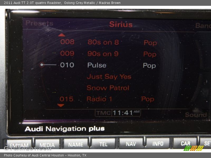 Oolong Grey Metallic / Madras Brown 2011 Audi TT 2.0T quattro Roadster