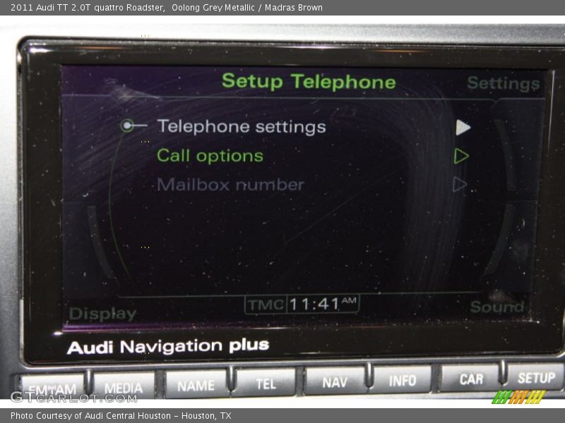 Oolong Grey Metallic / Madras Brown 2011 Audi TT 2.0T quattro Roadster