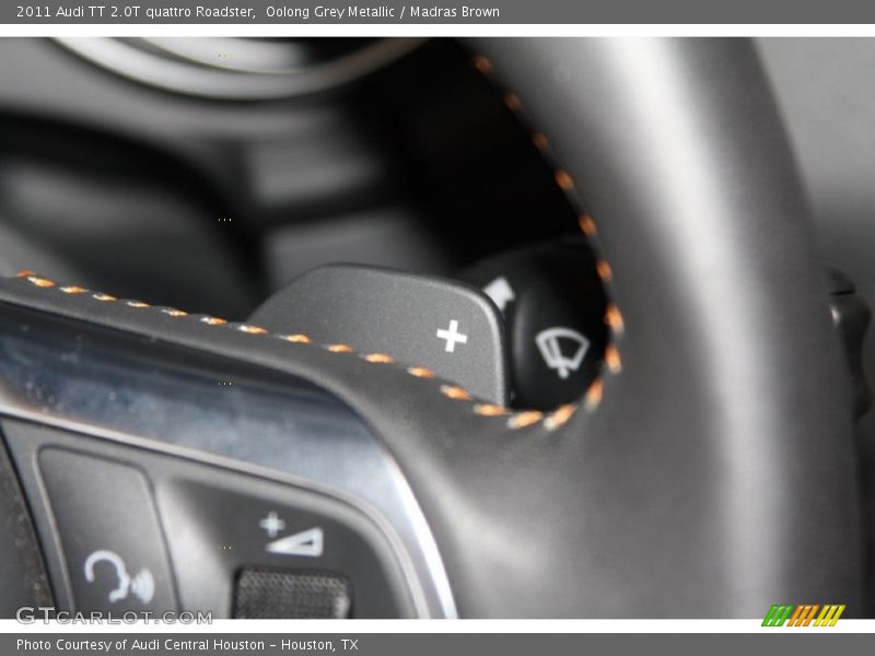 Oolong Grey Metallic / Madras Brown 2011 Audi TT 2.0T quattro Roadster