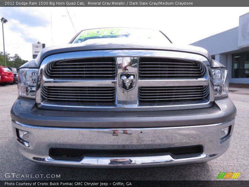 Mineral Gray Metallic / Dark Slate Gray/Medium Graystone 2012 Dodge Ram 1500 Big Horn Quad Cab