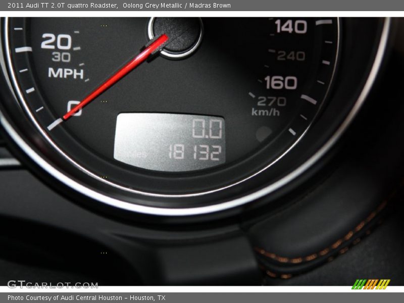 Oolong Grey Metallic / Madras Brown 2011 Audi TT 2.0T quattro Roadster
