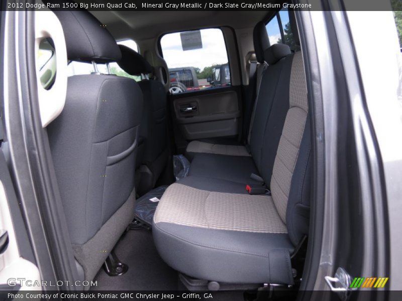 Mineral Gray Metallic / Dark Slate Gray/Medium Graystone 2012 Dodge Ram 1500 Big Horn Quad Cab