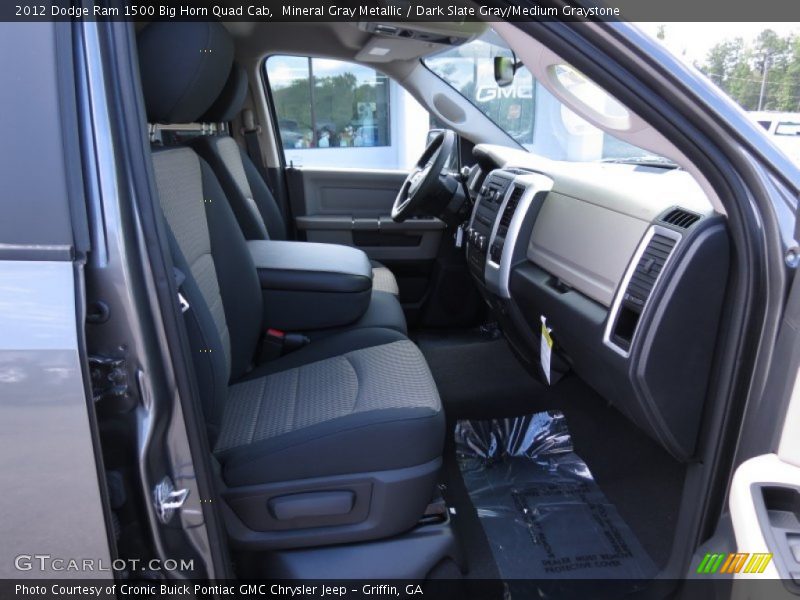 Mineral Gray Metallic / Dark Slate Gray/Medium Graystone 2012 Dodge Ram 1500 Big Horn Quad Cab