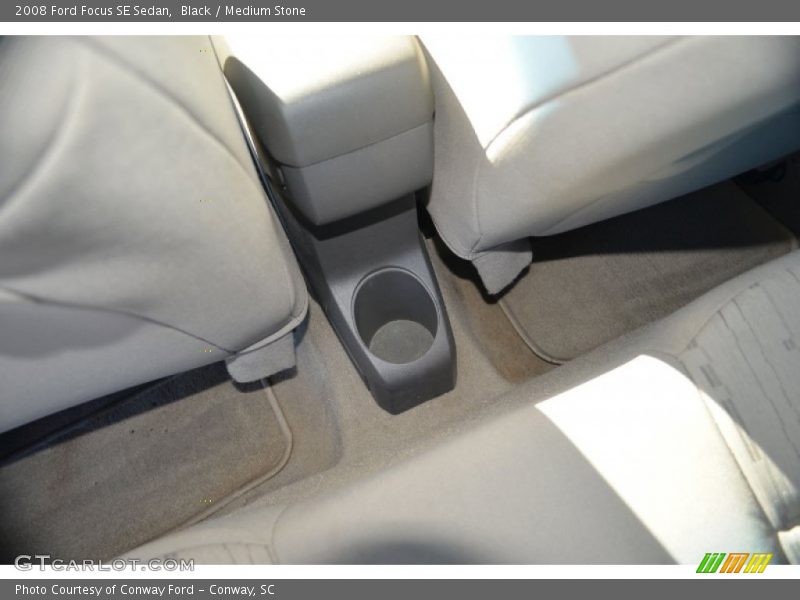 Black / Medium Stone 2008 Ford Focus SE Sedan