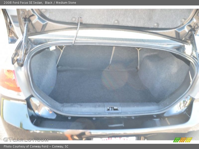 Black / Medium Stone 2008 Ford Focus SE Sedan