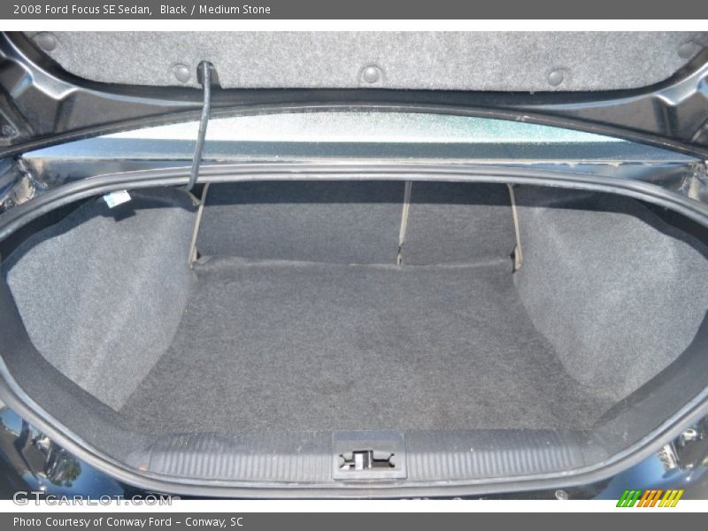 Black / Medium Stone 2008 Ford Focus SE Sedan