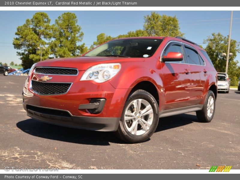 Cardinal Red Metallic / Jet Black/Light Titanium 2010 Chevrolet Equinox LT