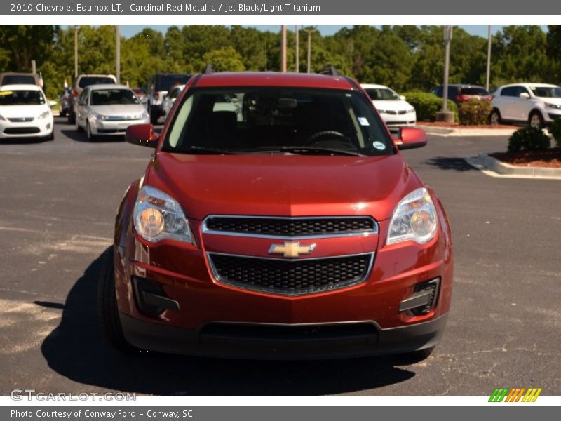 Cardinal Red Metallic / Jet Black/Light Titanium 2010 Chevrolet Equinox LT