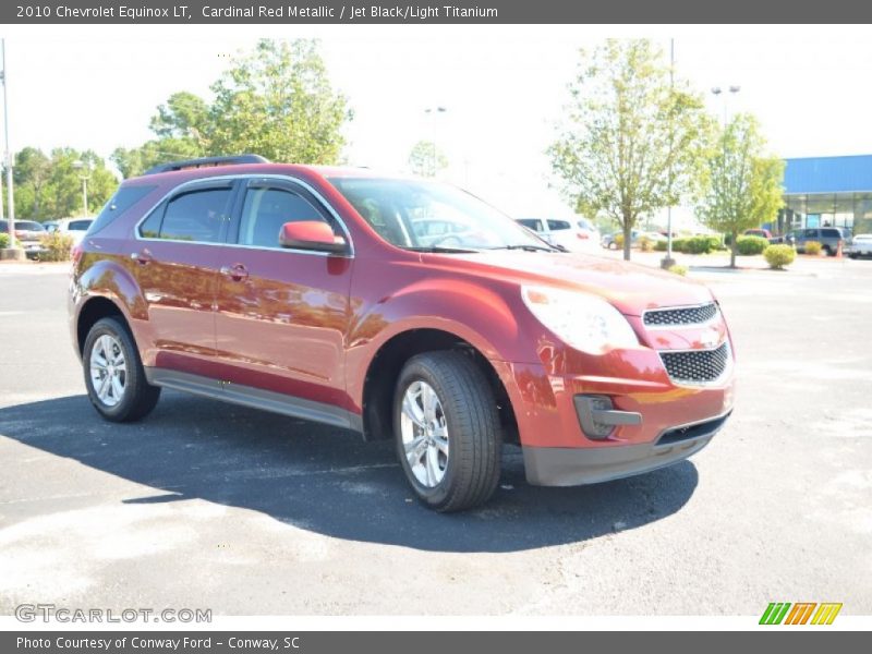 Cardinal Red Metallic / Jet Black/Light Titanium 2010 Chevrolet Equinox LT