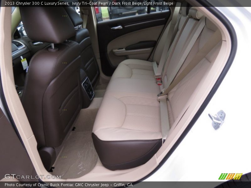 Ivory Tri-Coat Pearl / Dark Frost Beige/Light Frost Beige 2013 Chrysler 300 C Luxury Series