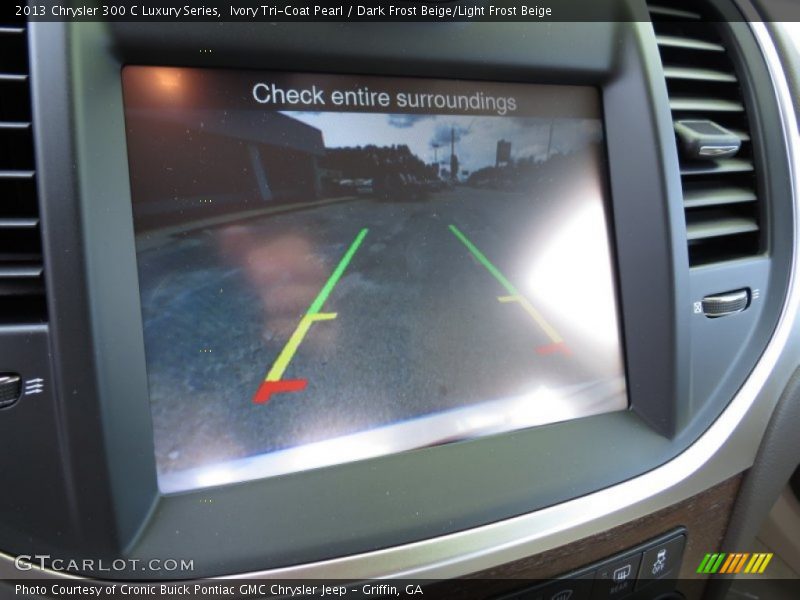 Ivory Tri-Coat Pearl / Dark Frost Beige/Light Frost Beige 2013 Chrysler 300 C Luxury Series