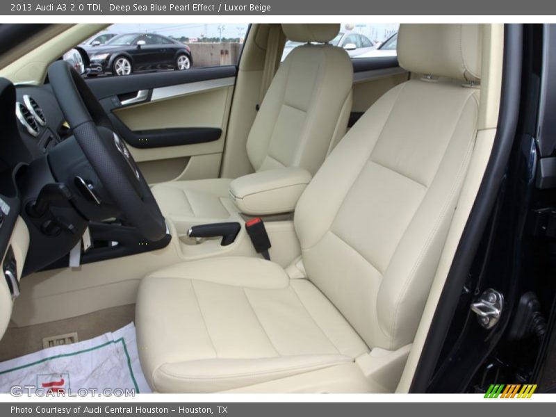 Front Seat of 2013 A3 2.0 TDI