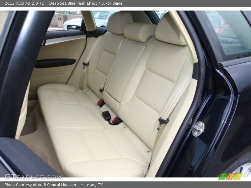 Rear Seat of 2013 A3 2.0 TDI