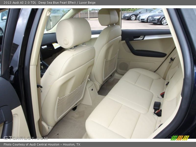 Deep Sea Blue Pearl Effect / Luxor Beige 2013 Audi A3 2.0 TDI