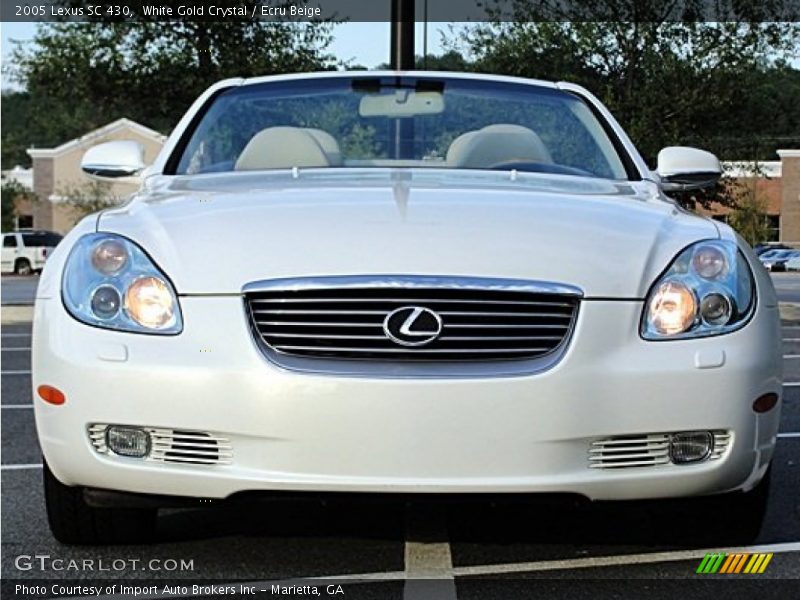 White Gold Crystal / Ecru Beige 2005 Lexus SC 430