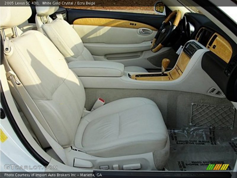 White Gold Crystal / Ecru Beige 2005 Lexus SC 430