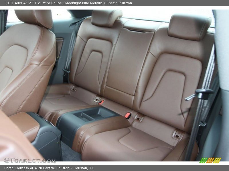 Moonlight Blue Metallic / Chestnut Brown 2013 Audi A5 2.0T quattro Coupe