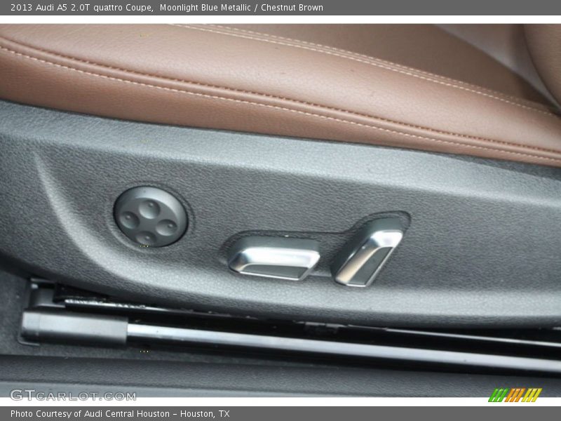 Moonlight Blue Metallic / Chestnut Brown 2013 Audi A5 2.0T quattro Coupe