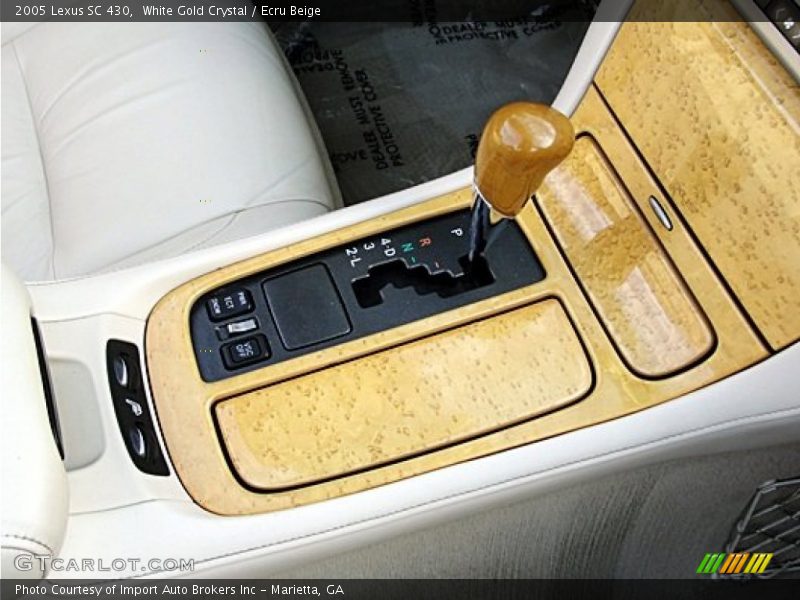 White Gold Crystal / Ecru Beige 2005 Lexus SC 430