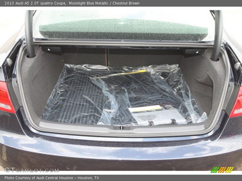 Moonlight Blue Metallic / Chestnut Brown 2013 Audi A5 2.0T quattro Coupe