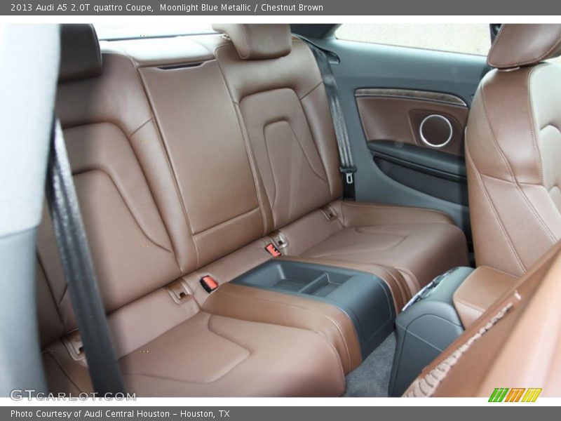 Moonlight Blue Metallic / Chestnut Brown 2013 Audi A5 2.0T quattro Coupe