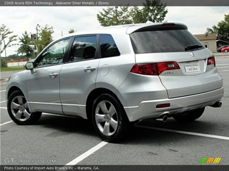 Alabaster Silver Metallic / Ebony 2008 Acura RDX Technology